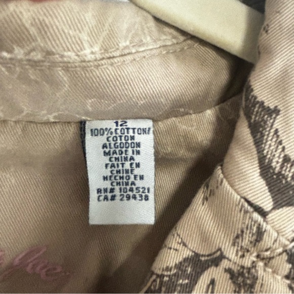 Caribbean Joe Floral Tan Blazer | Size 12 - Picture 3 of 9